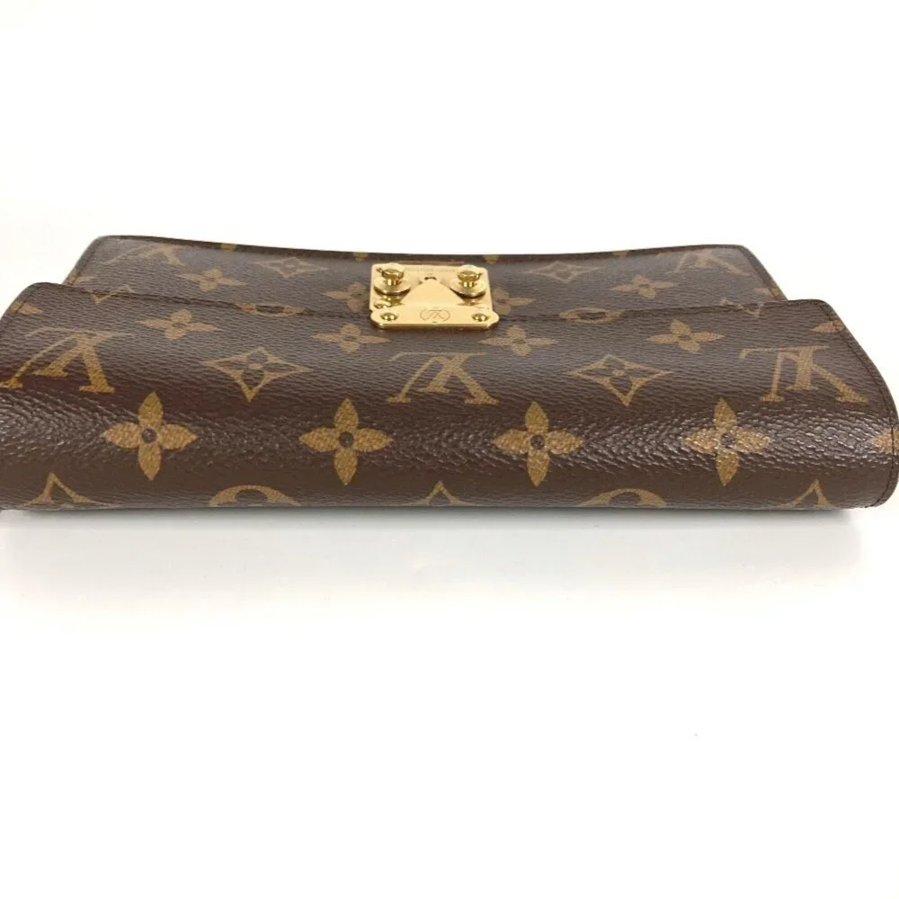 LOUIS VUITTON Brown Monogram Canvas Shoulder Bag